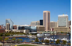 Inner Harbor shuttle to the airport