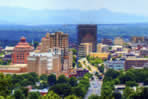Scenic downtown Asheville